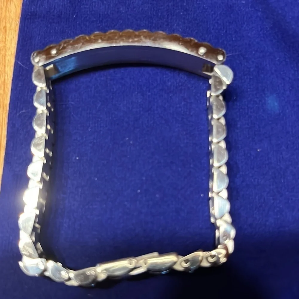 Mens stainless Steel link bracelet